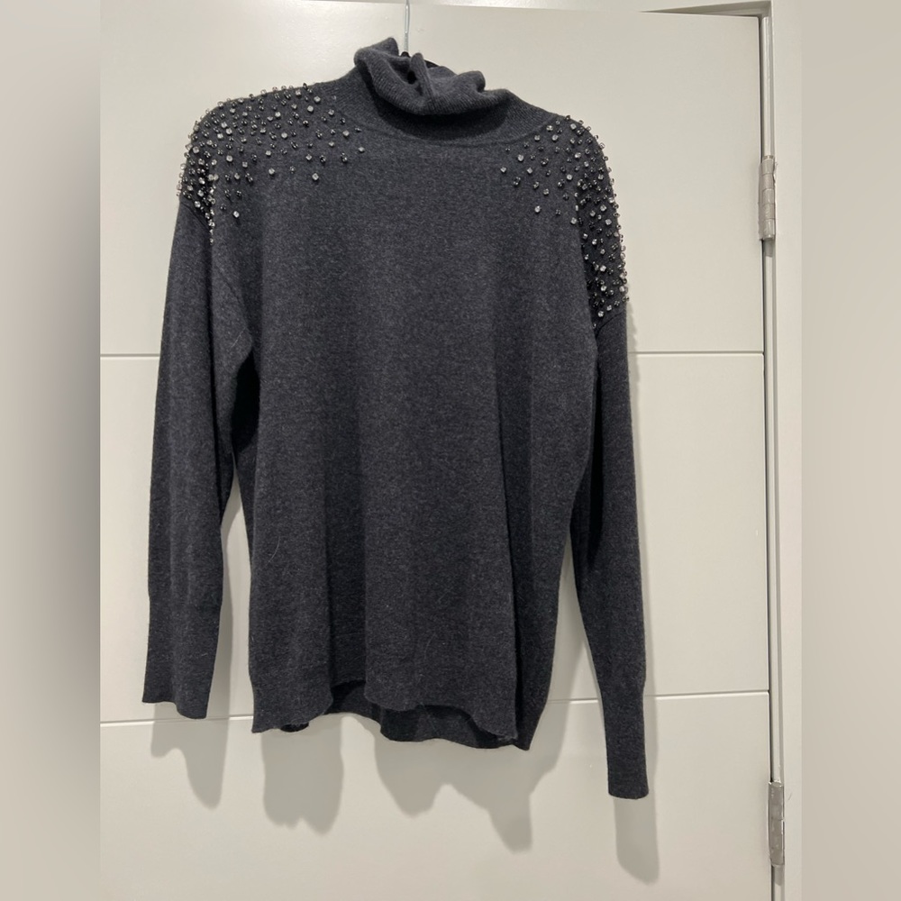 Cashmere embellished sweater Bloomingdales